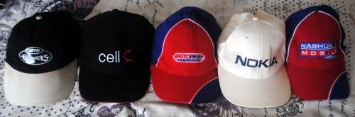 CAPS - SET OF 5 CELLULAR THEMED CAPS
