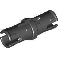 SET 5972: BLACK TECHNIC PIN WITH FRICTION RIDGES LENGTHWISE WITH CENTRE SLOTS