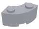 LEGO LIGHT GREY CORNER BRICK 2X2 WITH STUD NOTCH & NORMAL UNDERSIDE