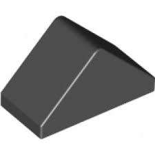 LEGO DARK GREY SLOPE 45 2X1 DOUBLE