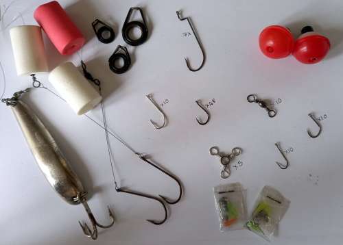 FISHING TACKLE BOX and ACCESSORIES