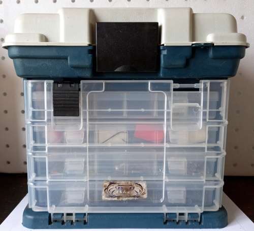 FISHING TACKLE BOX and ACCESSORIES