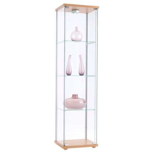IKEA DETOLF GLASS CABINET-BIRCH