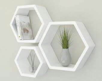Honey comb shelves