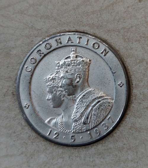 1937 SILVER CORONATION MEDALIONS X2  ONE NORTHERN RHODESIA AND ONE UNION OF SOUTH AFRICA