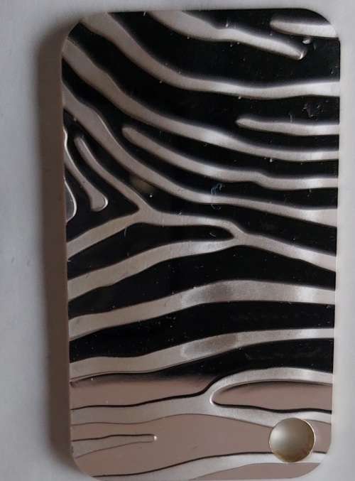 SILVER ZEBRA MOTIVE  BAR