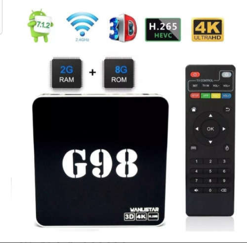 OTT G98  UHD 2GB DDR4 RAM / 8GB ROM Android TV Box