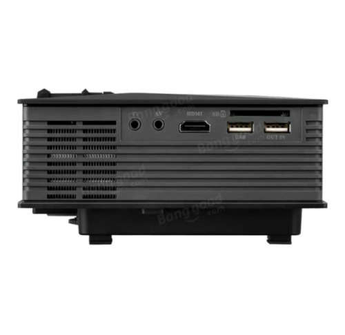 UC46 LED Projector 1200LM 1080P HD WIFI VGA SD AV USB Support Miracast DLNA Airplay
