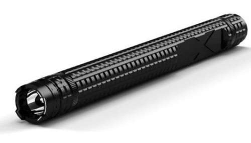 Stun Gun Baton POLICE HY-X8 + LED Tactical Flashlight Cree 4 in 1 - 34 cm long