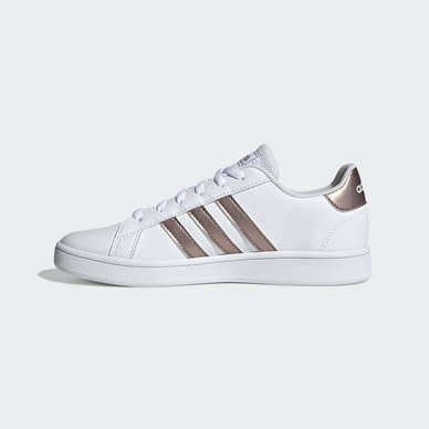 Adidas GRAND COURT SHOES - White and gold - Size 6 to 10