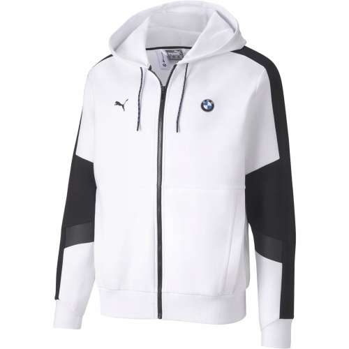 PUMA Men`s BMW M Motorsport Sweat Jacket white  Sizes  S to XL