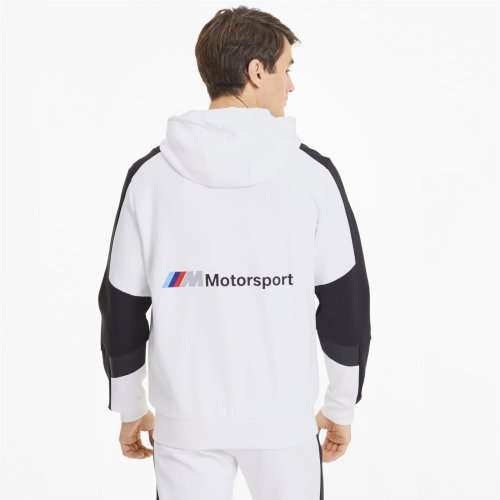 PUMA Men`s BMW M Motorsport Sweat Jacket white  Sizes  S to XL