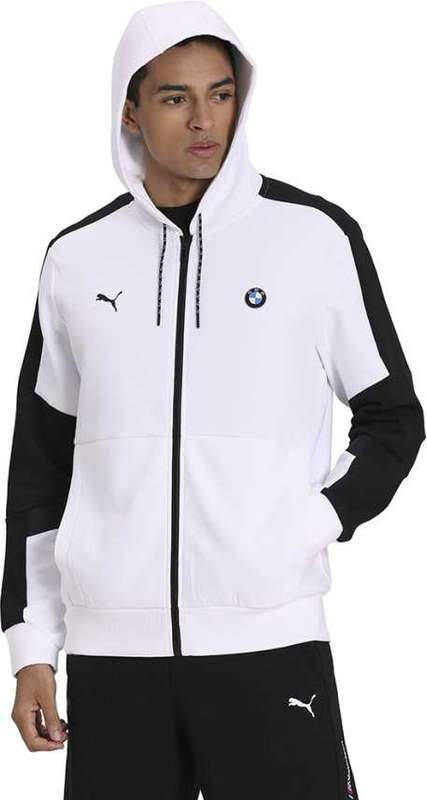 PUMA Men`s BMW M Motorsport Sweat Jacket white  Sizes  S to XL