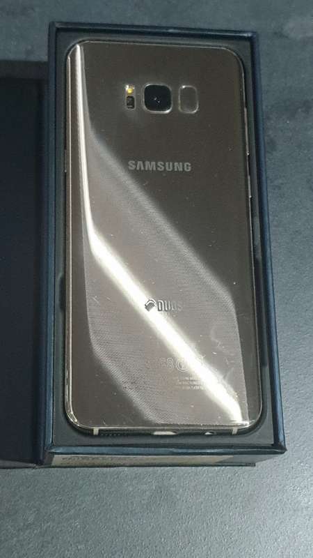 Samsung Galaxy S8+  DUOS 64GB Dual Sim G955FD (Gold) Used -  fine crack on screen