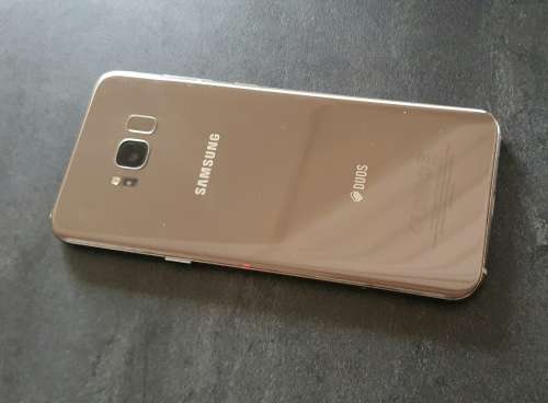 Samsung Galaxy S8+  DUOS 64GB Dual Sim G955FD (Gold) Used -  fine crack on screen