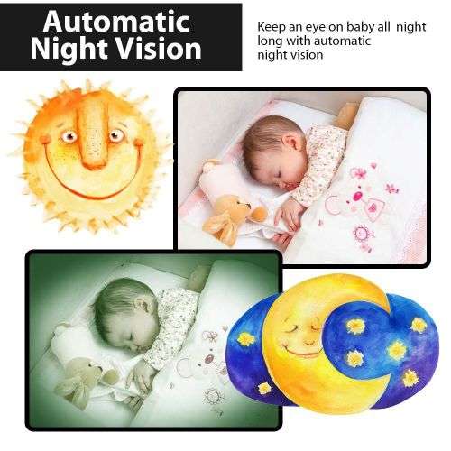 Video Baby Monitor with Night Vision