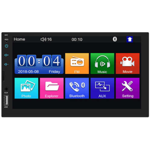 Pervoi 7 TFT HD Capacitive Touch Screen Display Monitor with Bluetooth and Miralink  CTC-7063