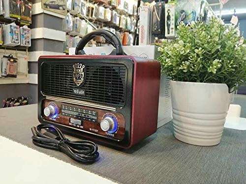 Meier M-1916BT Portable Antique Bluetooth Radio