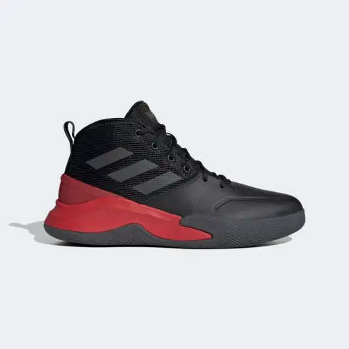 ADIDAS Own The Game Basketball shoes (eg0951) (Black /Red) Size 6 -  12