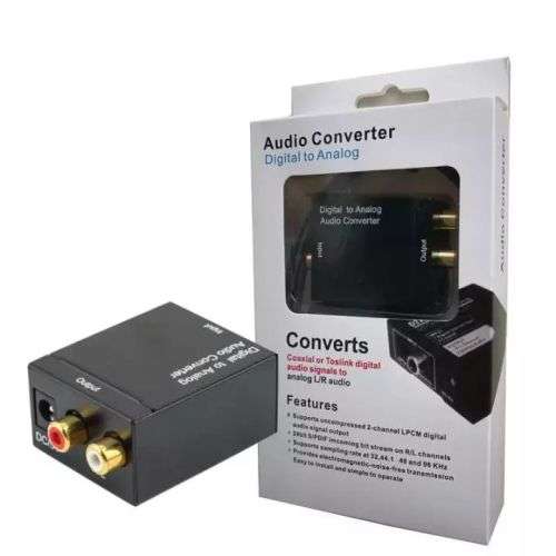 AP Link Digital to Analog Audio Converter -  Toslink & Coaxial IN RCA Out