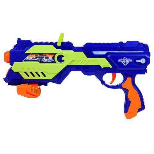 Air Blaster Hand Gun- With 12 Foam Bullets