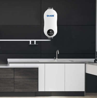Sharb 3500W Mini Tankless Electric Water Heater - Instant water Heater for Kitchen / Bathroom Shower