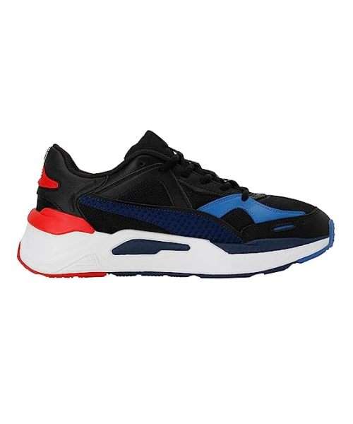 Puma Unisex-Adult BMW MMS RS-Simul8 Black-Estate Blue-Rosso Corsa Sneaker  - Size 6 to 10