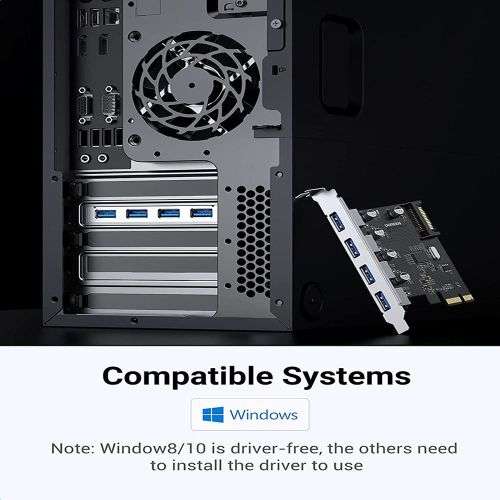 AP Link USB3.0 4PRT 5Gbps PCI-E X1 INT. Card
