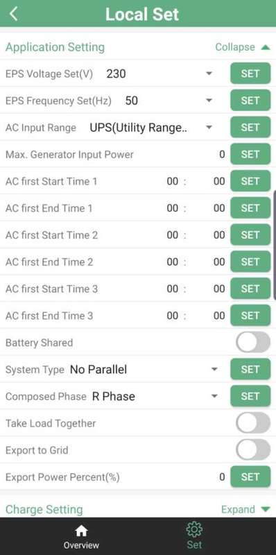 Luxpower SNA5000 WPV 5KW 48V Eco Off Grid Hybrid Inverter