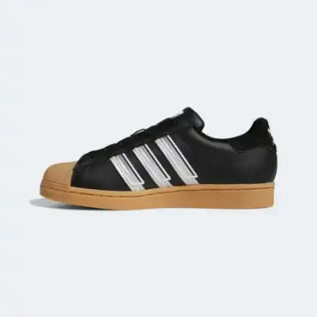 ADIDAS Superstar shoes (GZ4746) (Black and brown) Size 6 -  12