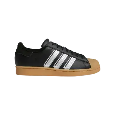 ADIDAS Superstar shoes (GZ4746) (Black and brown) Size 6 -  12