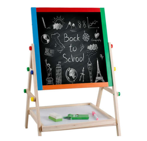 2 in 1 wooden Blackboard / whiteboard