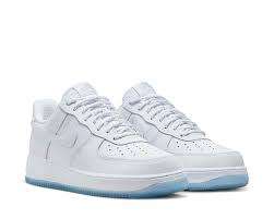 Nike Air Force 1 `07 - White and Icy blue - Size 3UK to 14UK
