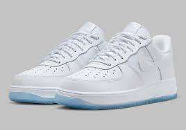 Nike Air Force 1 `07 - White and Icy blue - Size 3UK to 14UK