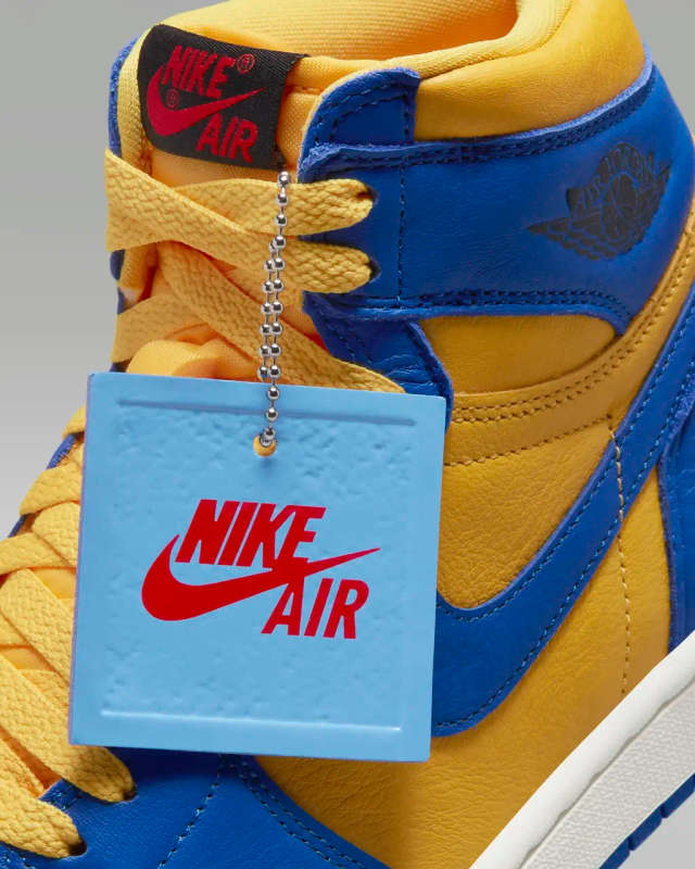 Air Jordan 1 Retro High -  Women`s Blue/Yellow - Size 2.5UK to 9.5UK