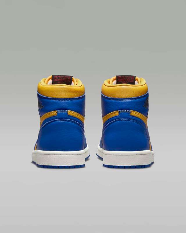 Air Jordan 1 Retro High -  Women`s Blue/Yellow - Size 2.5UK to 9.5UK