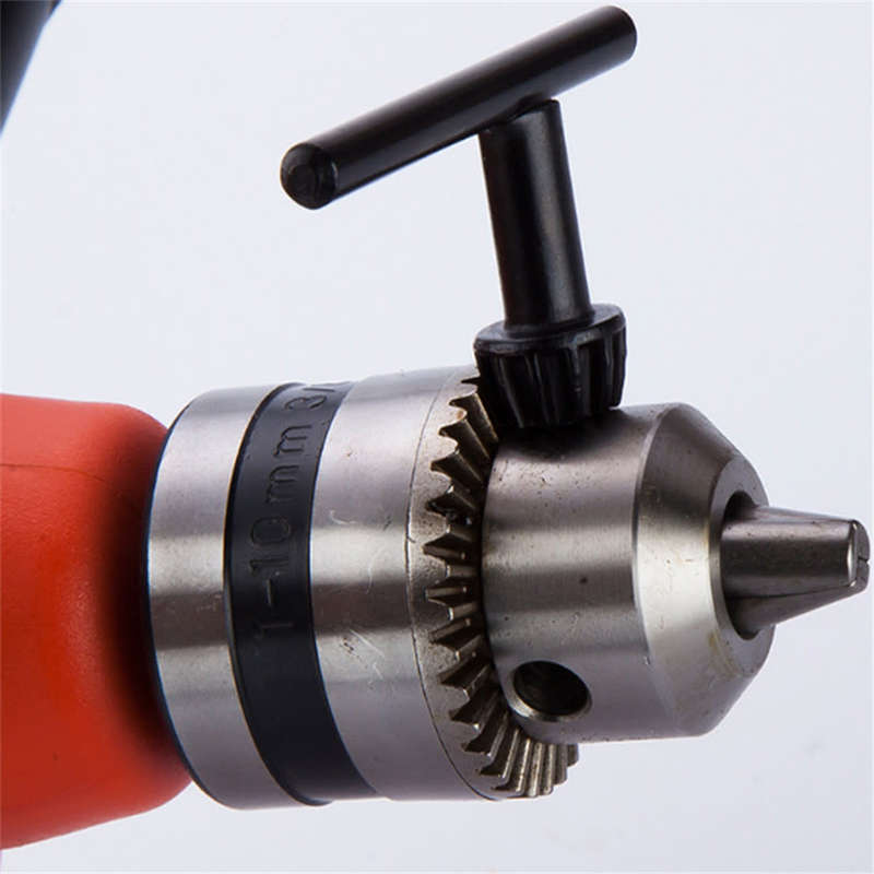 90 DEGREE RIGHT ANGLE DRILL ATTACHMENT DRIVE ADAPTER WITH KEYED CHUCK POWER TOOL