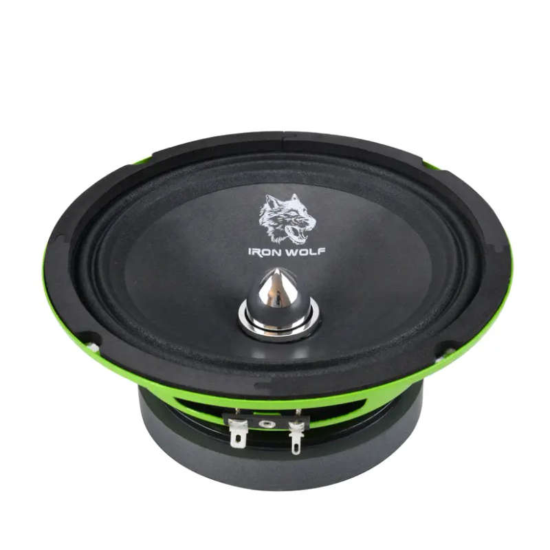 Soway SM605A 6.5` 250W Peak 100W RMS 4 Ohm Midrange Speaker (Green Iron Basket)