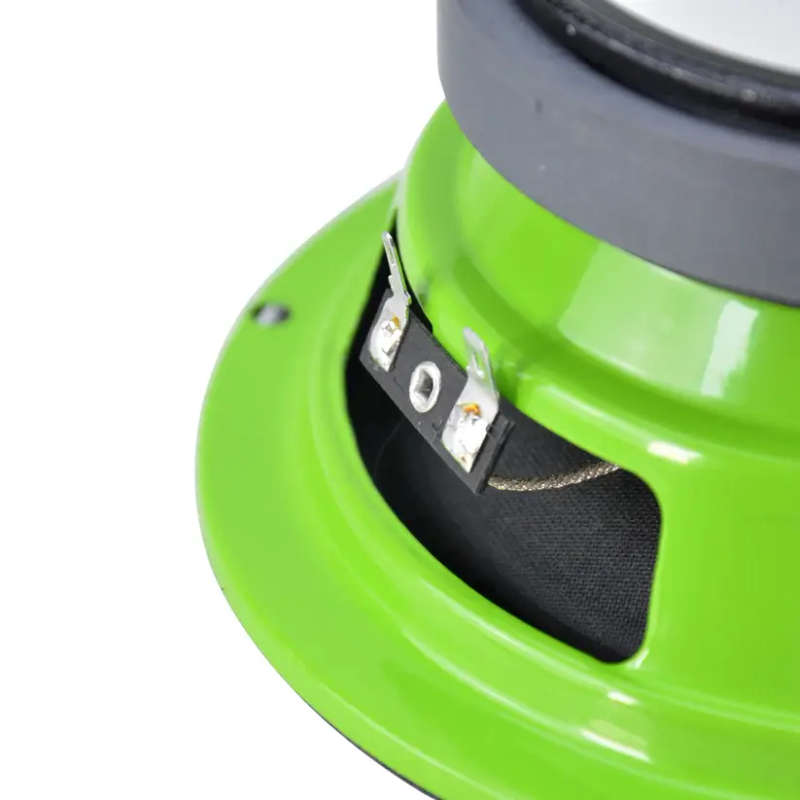 Soway SM605A 6.5` 250W Peak 100W RMS 4 Ohm Midrange Speaker (Green Iron Basket)