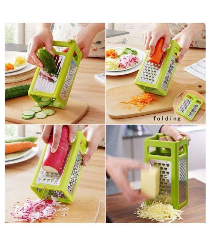 Foldable Grater, 4-in- Fold box Grater