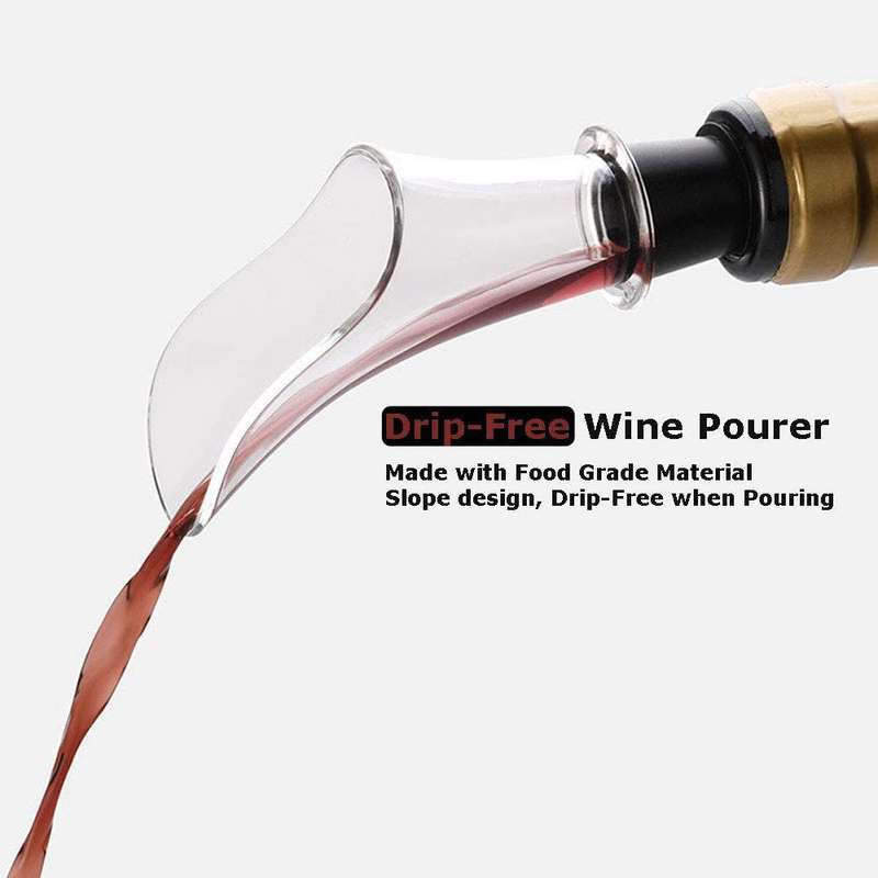 Battery Operated 4-in-1 Electric Wine Opener Set- Open, Serve & Preserve