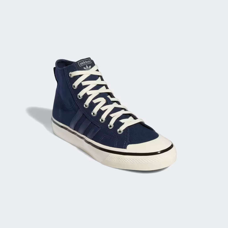 ADIDAS  Nizza Hi RF 74 Shoes (Black) Size 6 -  12