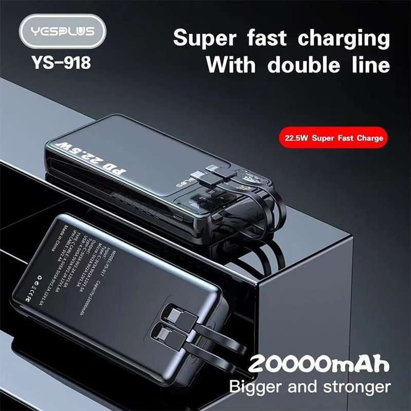 Yesplus PD 22.5W 20000mah Power Bank