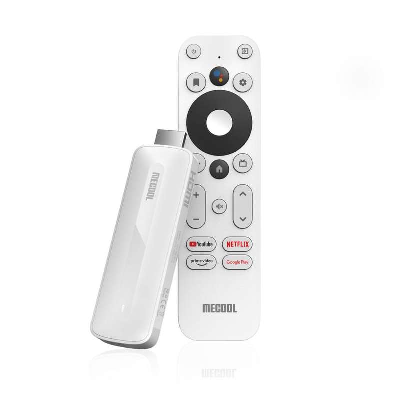 MeCool Android TV Box HD Dongle - Certified Netflix DStv Disney+ TV Stick