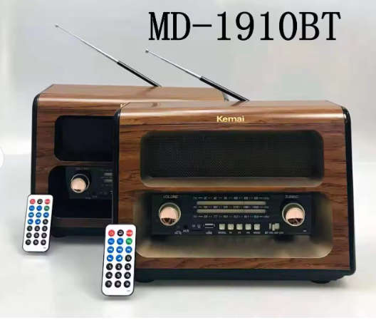 Kemai  Portable 3 Band Radio  MD-1910BT with Bluetooth