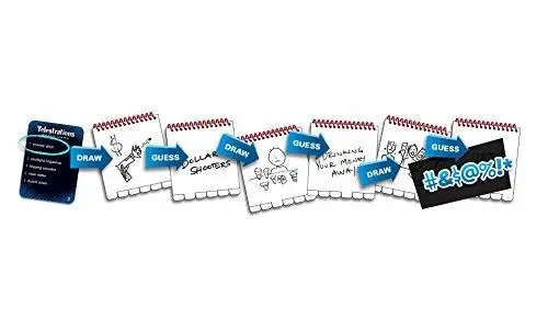 Telestrations After Dark Board Game English
