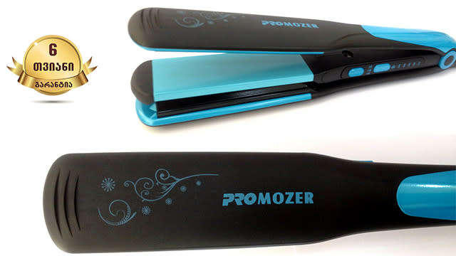 Pro Mozer -  MZ-7016 2 in 1 flat Iron for hair - Curly or straight