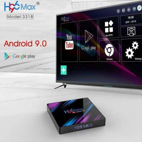 4K Android 9.0 (2GB RAM+16ROM) H96 MAX-3318 with Backlit Mini Keyboard Combo