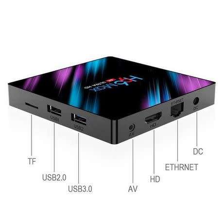 4K Android 9.0 (2GB RAM+16ROM) H96 MAX-3318 with Backlit Mini Keyboard Combo