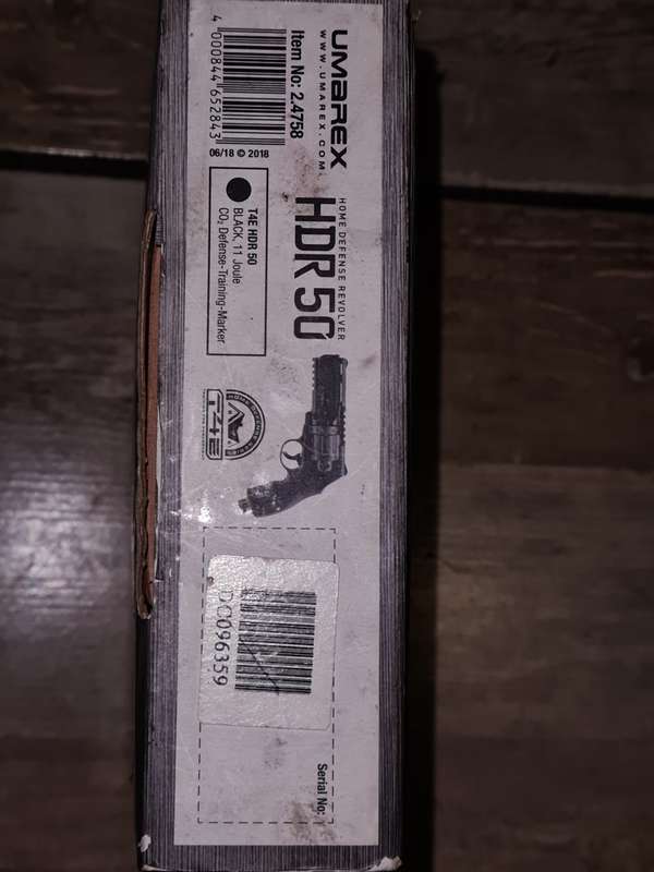 UMAREX SELF DEFENSE  50cal CO2 6 SHOT DOUBLE ACTION REVOLVER